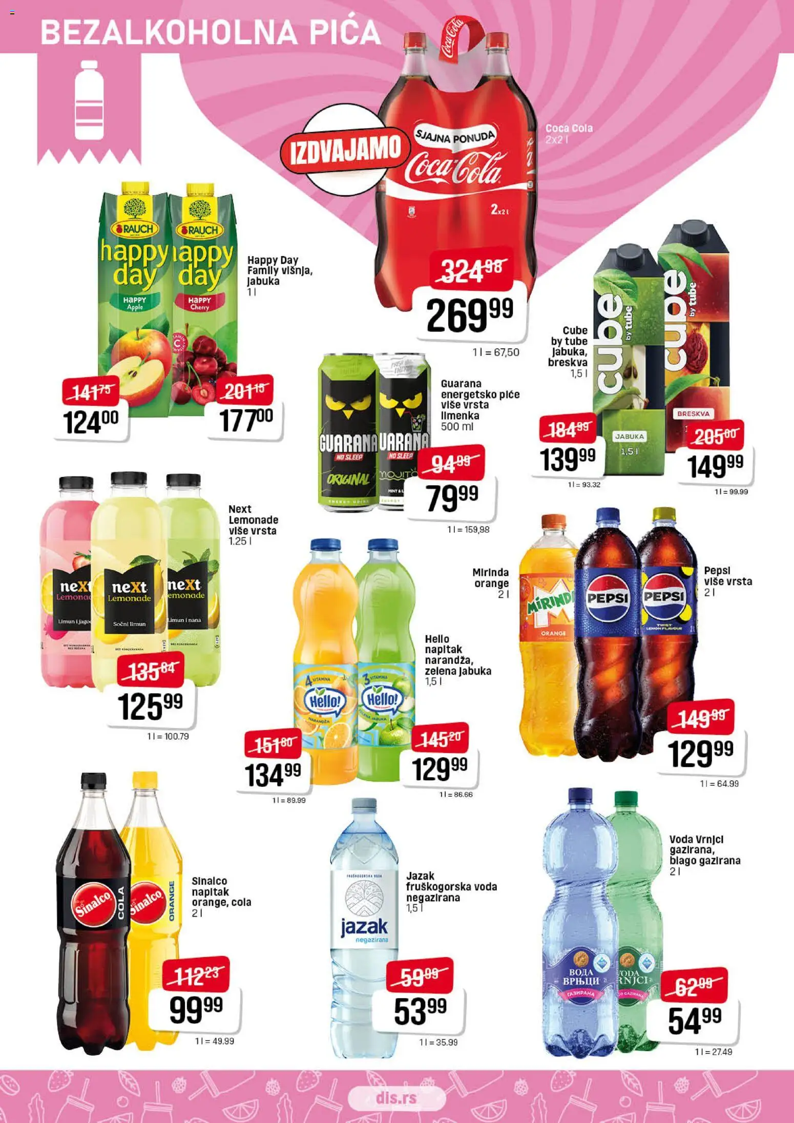 Super DIS katalog - važi od 20.11.2025 | Strana: 10 | Proizvode: Pica, Limun, Breskva, Pepsi