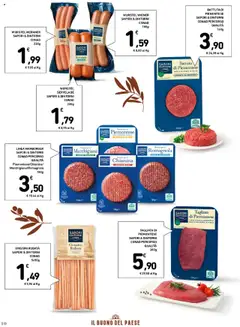 Anteprima del volantino WURSTEL MERANER SAPORI & DINTORNI CONAD, Wurstel Meraner, 220g valido a partire dal 22.10.2025 | Pagina: 10 | Prodotti: Wurstel, Grissini, Hamburger