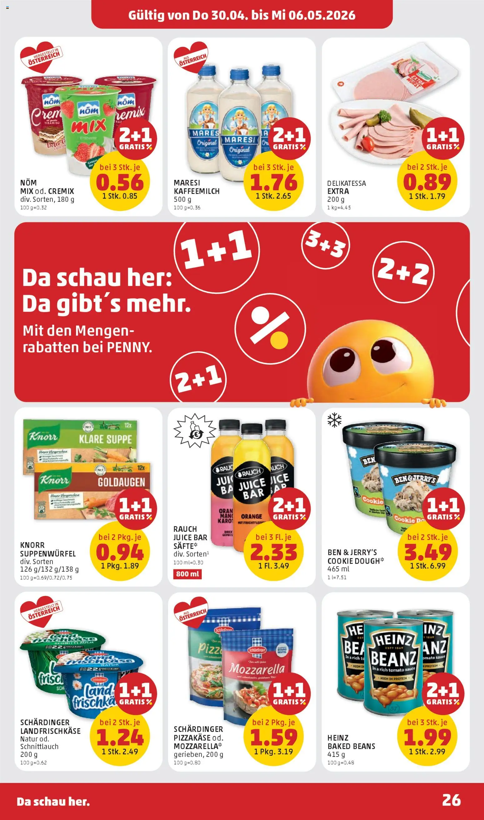 Die besten Angebote | Penny Markt - Flugblatt ab 30.04.2026 | - Jetzt stöbern! | Österreich