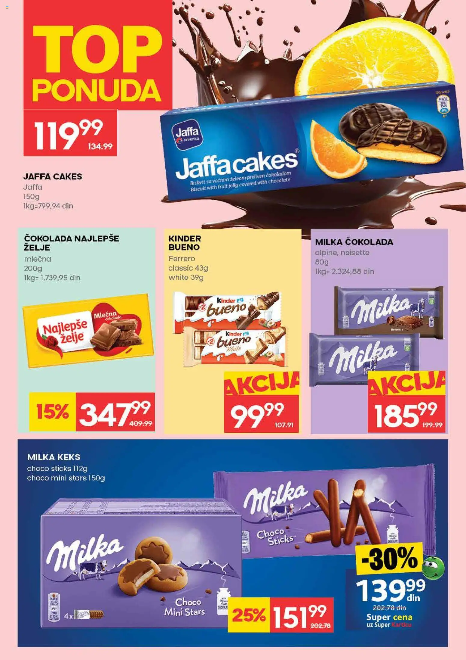 Roda katalog - važi od 12.02.2026 | Strana: 20 | Proizvode: Milka, Keks, Čokolada, Ferrero