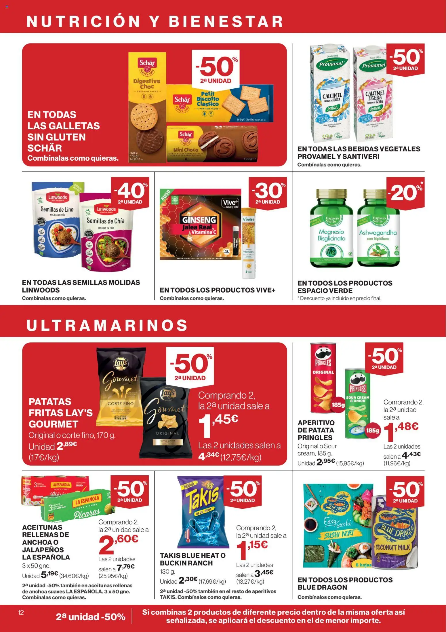 Supercor folleto │ válido desde el 12.02.2026 | Página: 12 | Productos: Leche, Galletas, Σιδερώστρα, Anchoa