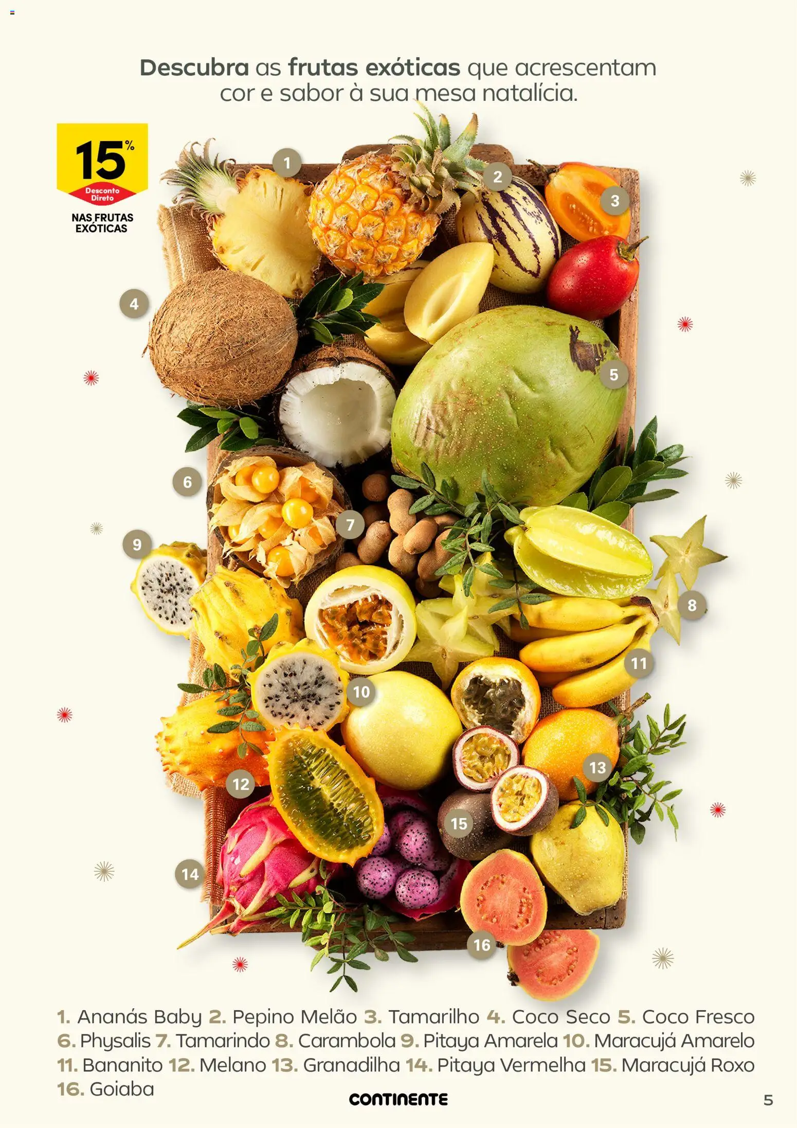 Continente - Frescos: Mais tempo à mesa com todos │ válido de 16.12.2025 | Página: 5 | Produtos: Mesa, Melão