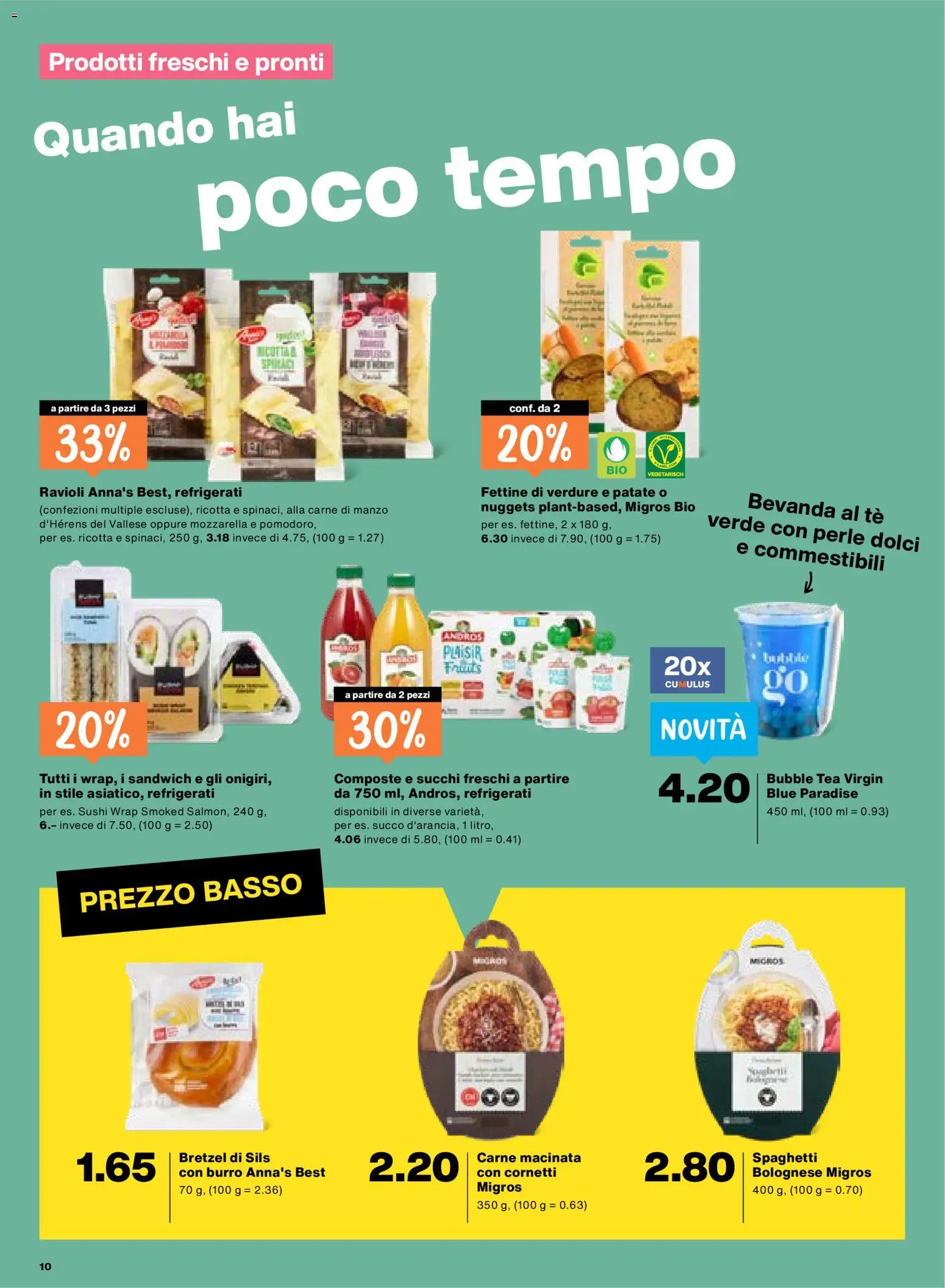 Migros aktionen IT – gültig ab 02.04.2026 | Seite: 10 | Produkte: Pasta