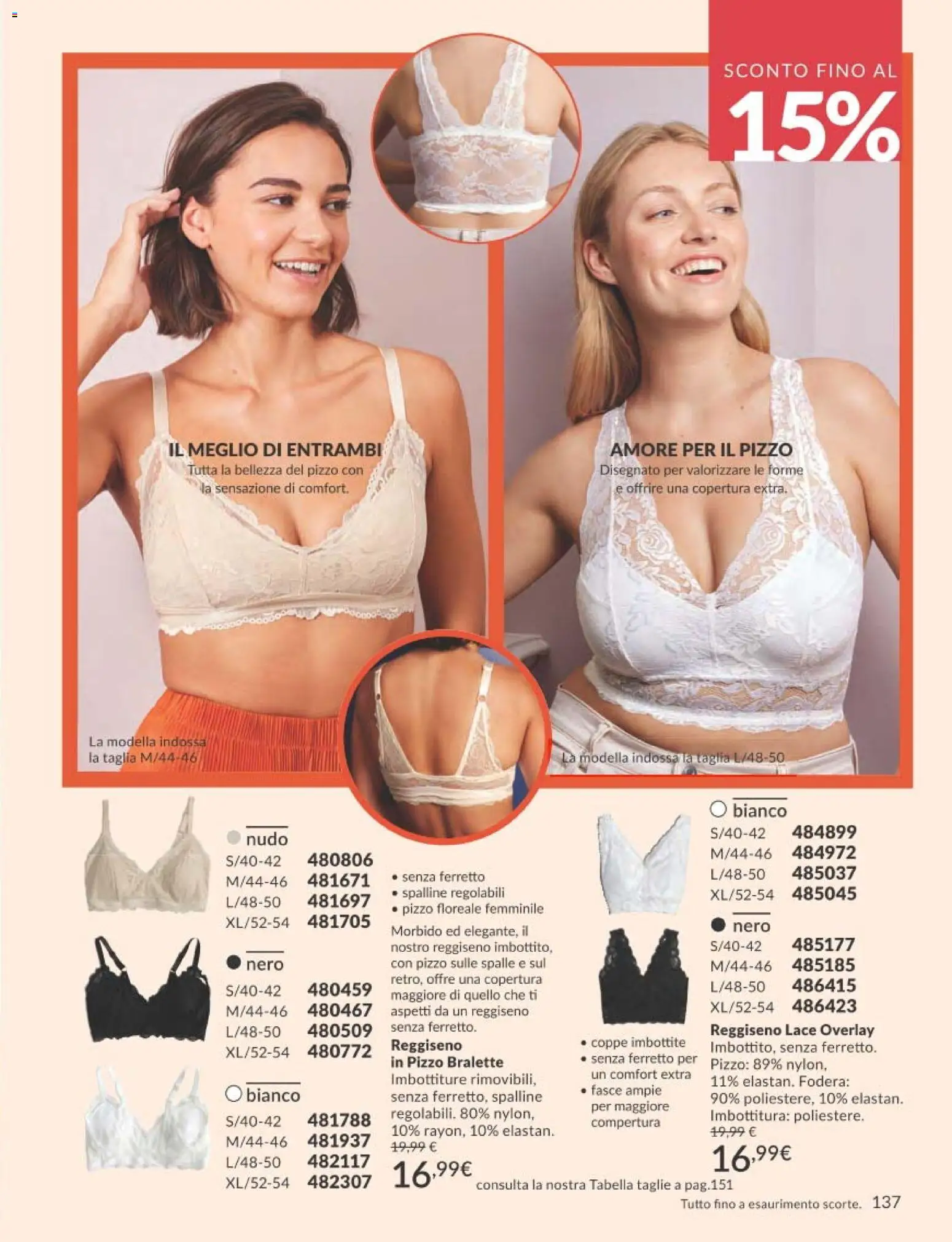 Volantino Avon del 31.12.2025 | Pagina: 137 | Prodotti: Reggiseno, Bralette