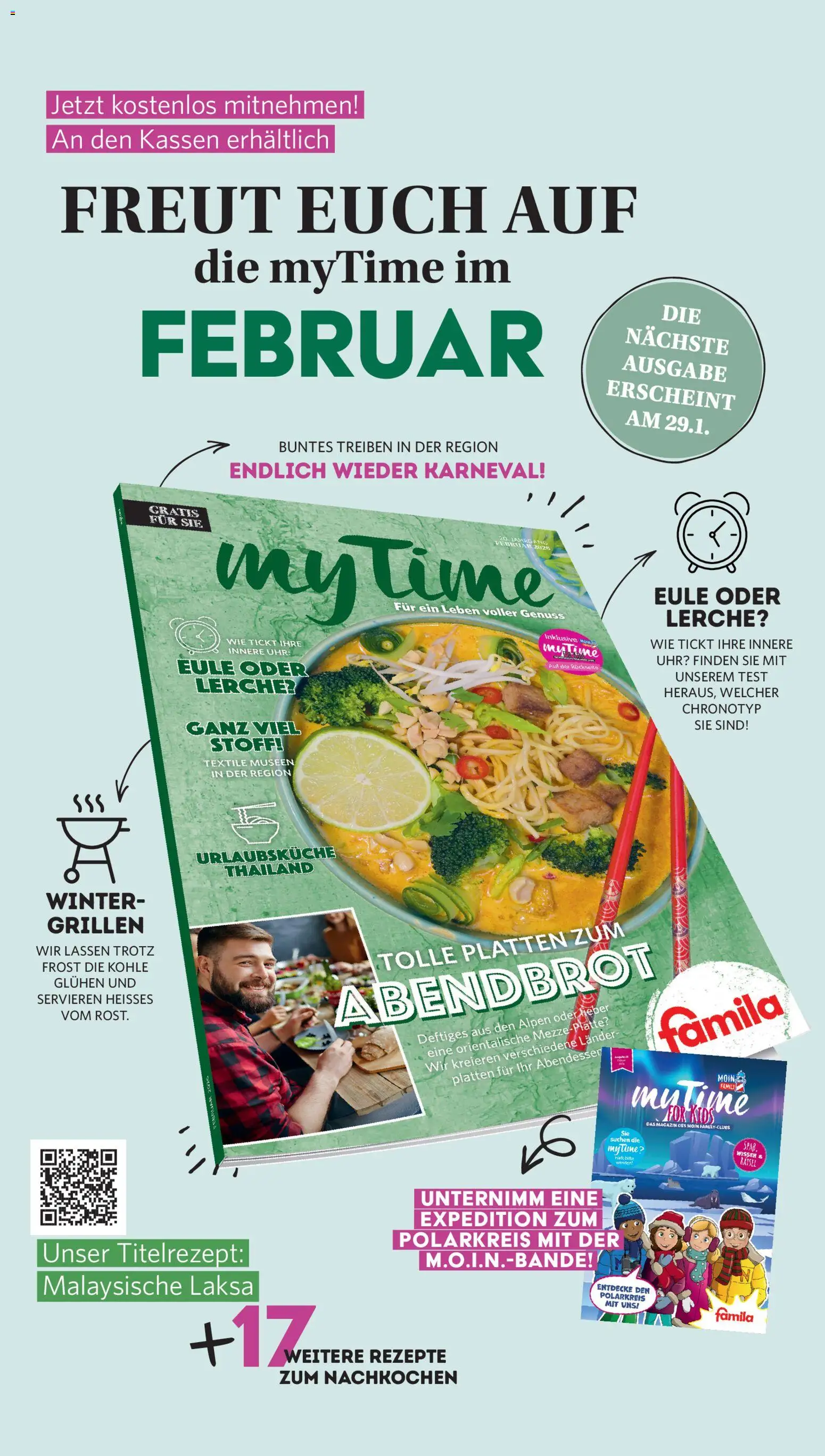 Famila Nordwest Prospekt 	 – gültig ab 02.02.2026 | Seite: 41 | Produkte: Uhr