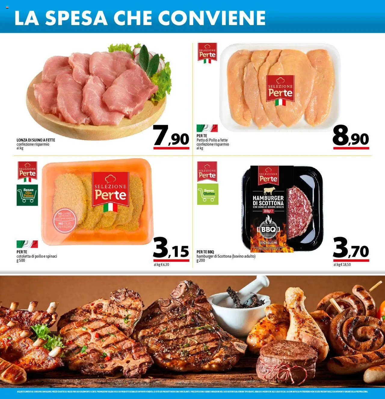 Volantino A&O del 02.10.2025 | Pagina: 2 | Prodotti: Petto di Pollo, Pollo, Suino, Hamburger