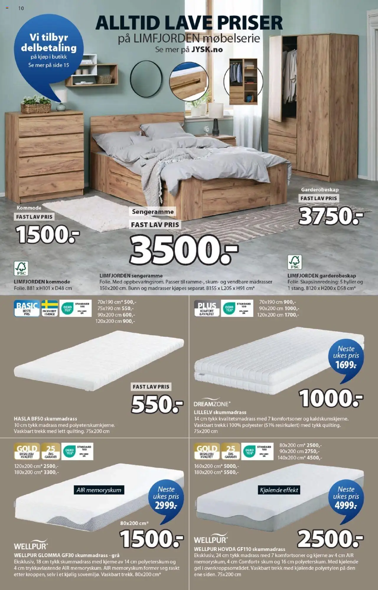 | Side: 10 | Produkter: Суміш дитяча, Garderobeskap, Kommode, Sengeramme
