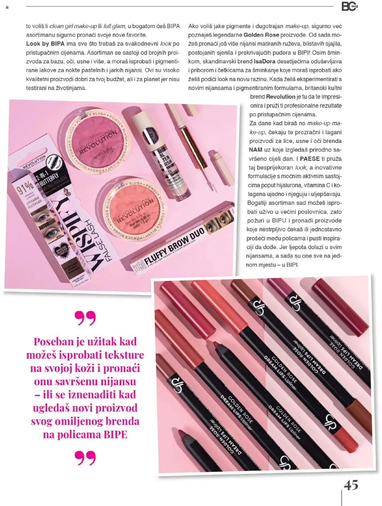 Bipa katalog | vrijedi od 01.09.2025 | Stranica: 45 | Proizvodi: Concealer, Finish