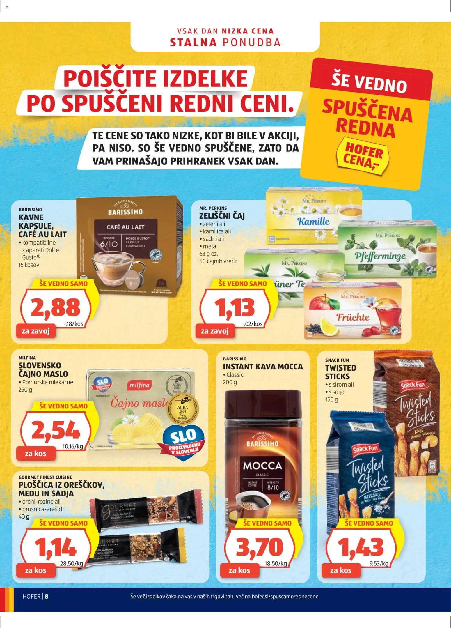Hofer SI katalog | vrijedi od 22.04.2026 | Stranica: 8 | Proizvodi: Dolce Gusto, Kava, Čaj