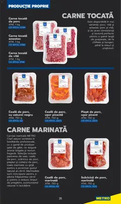 Ofertele Metro valabile de la 03.06.2025 | Pagină: 35 | Produse: Carne tocată, Chiftele, Usturoi