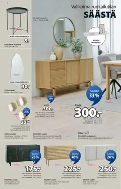 JYSK-mainoslehti voimassa 12.03.2026 alkaen | Sivu: 2 | Tuotteet: Pöytä, Senkki, Peili