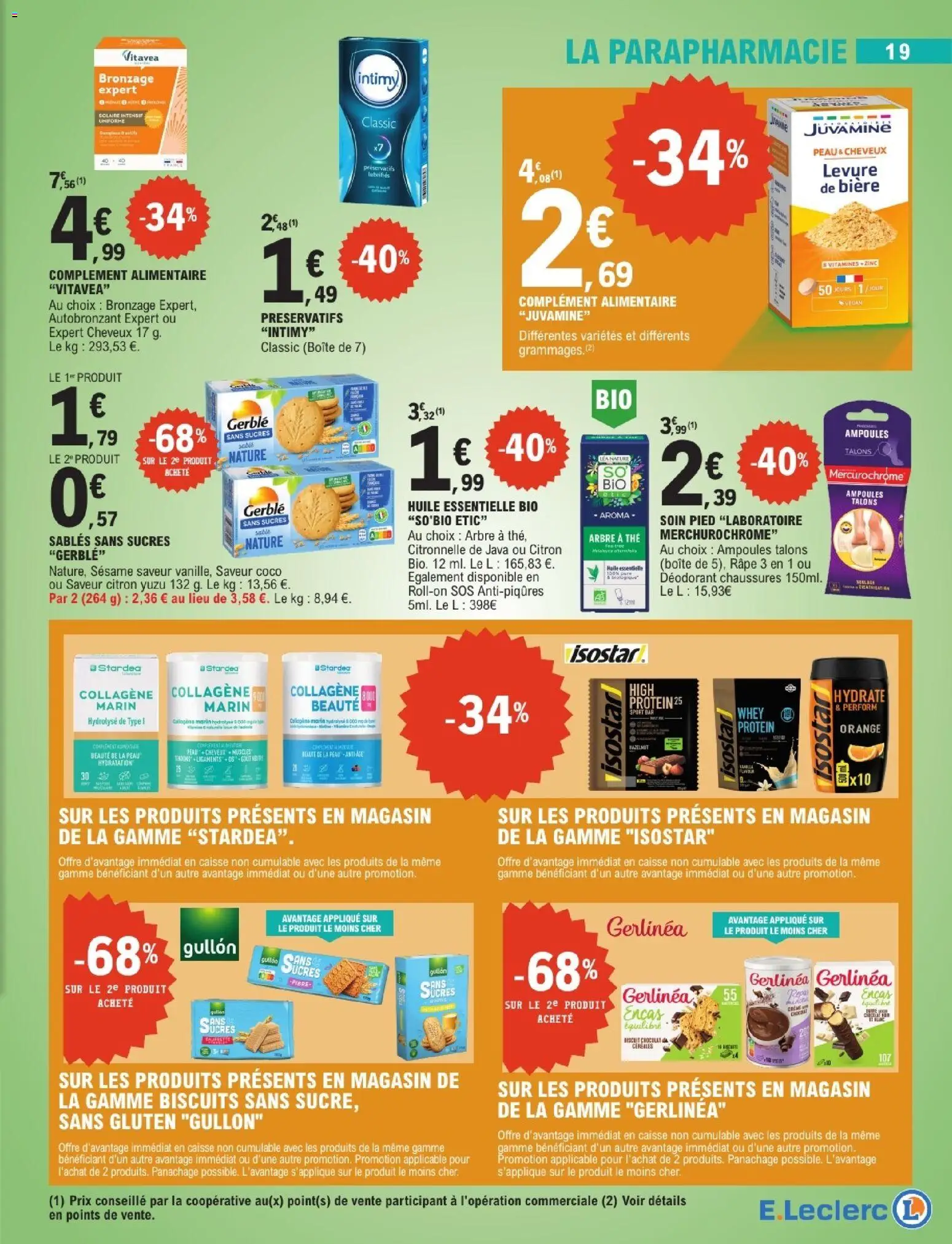 {H1} | Page: 19 | Produits: Huile essentielle, Orange, Cookies, Huile