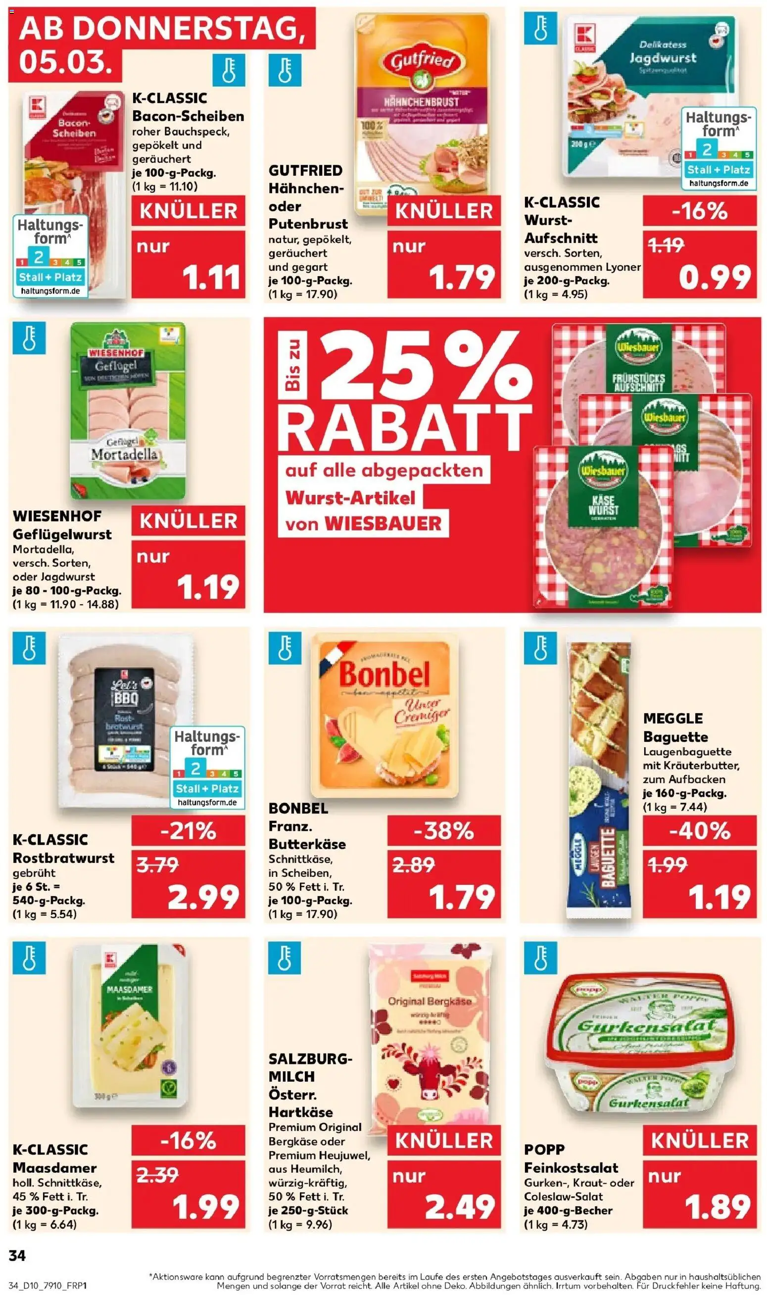 Kaufland Prospekt Nördlingen	 – gültig ab 02.03.2026 | Seite: 46 | Produkte: Bratwurst, Baguette, Wurst, Hahnchenbrust