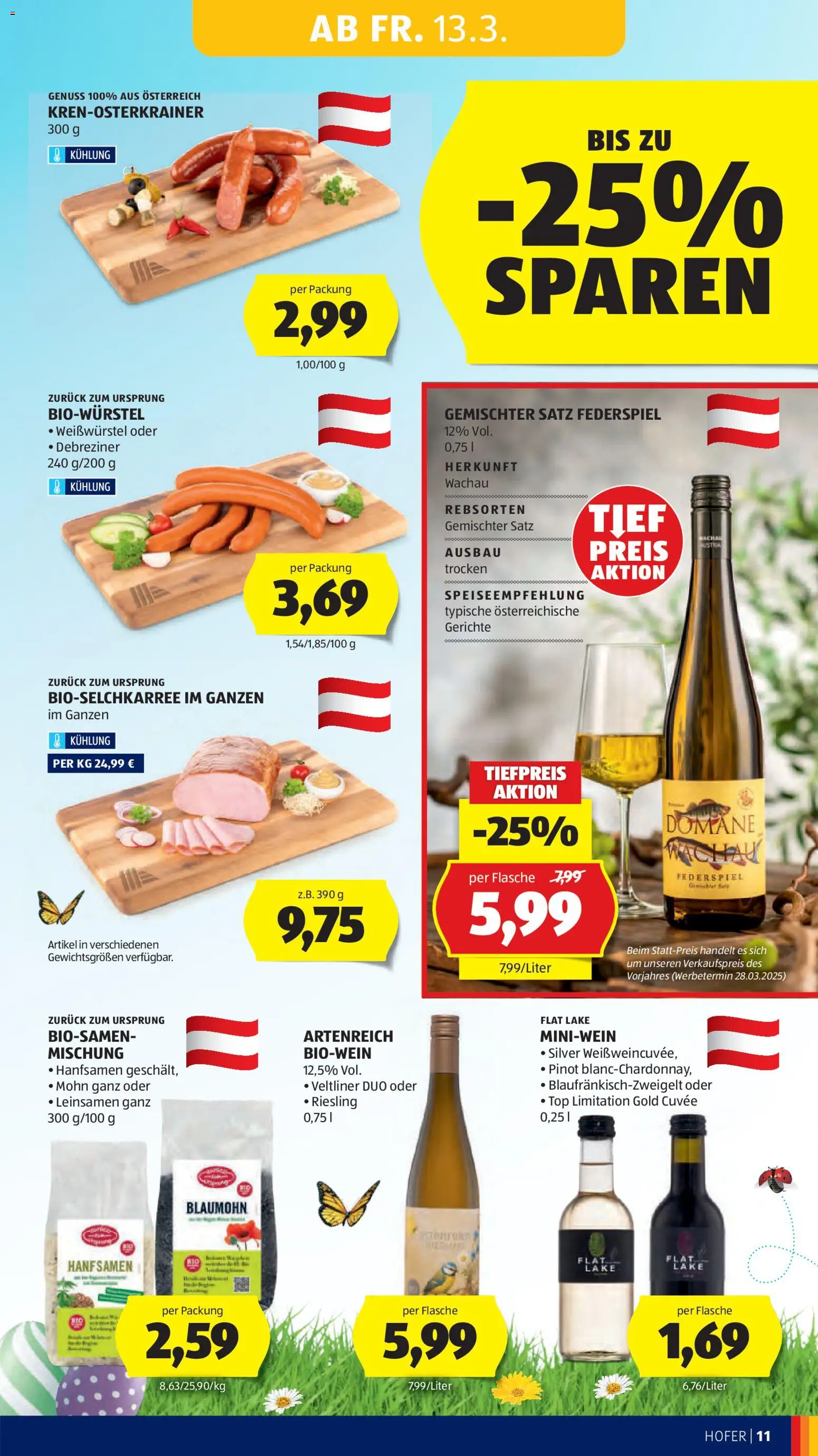 Hofer AT akciós ujság - amely érvényes a következő dátumtól: 13.03.2026 | Oldal: 13