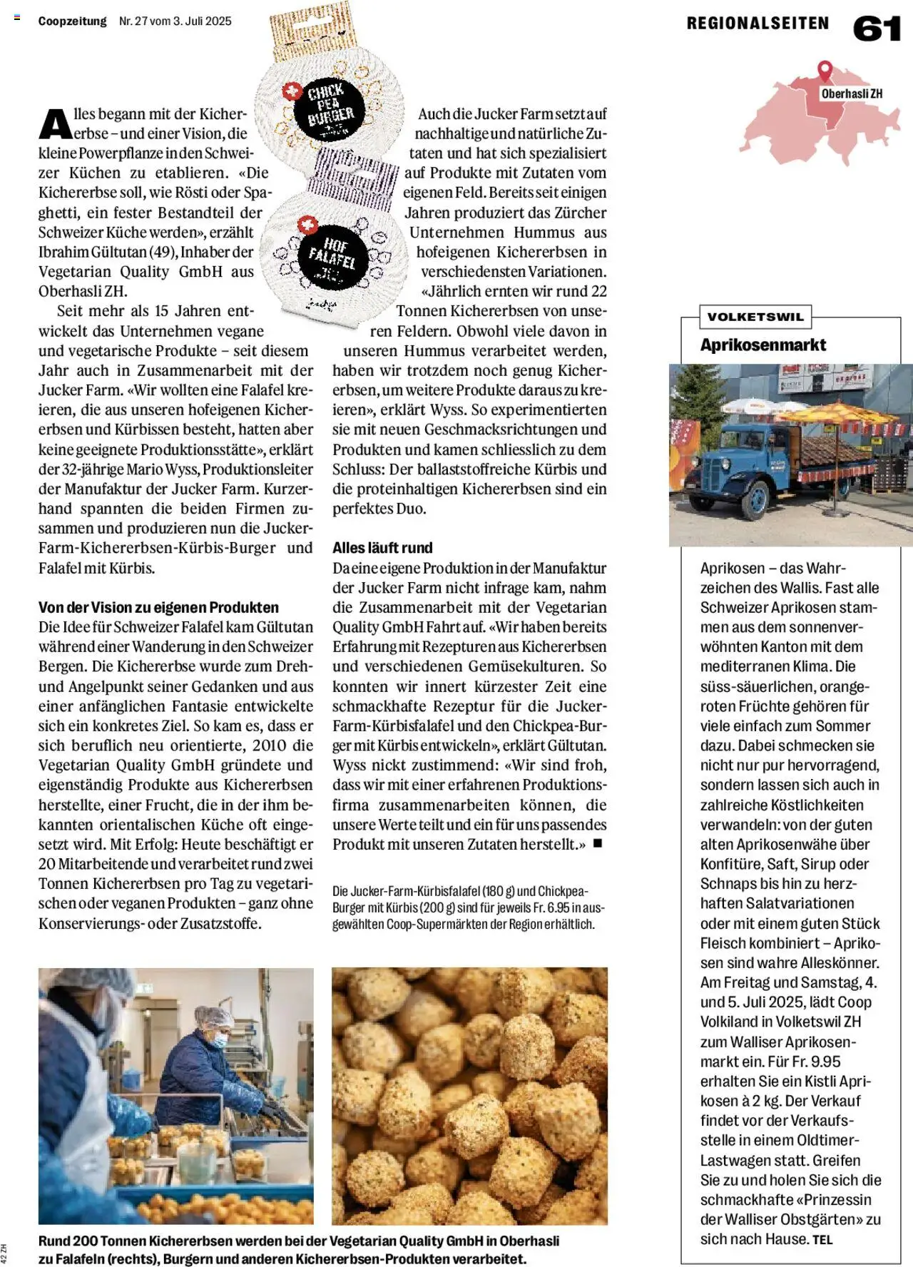 Coop Magazin ab 03.07.2025 | Seite: 61 | Produkte: Schnaps, Sirup, Kürbis, Früchte