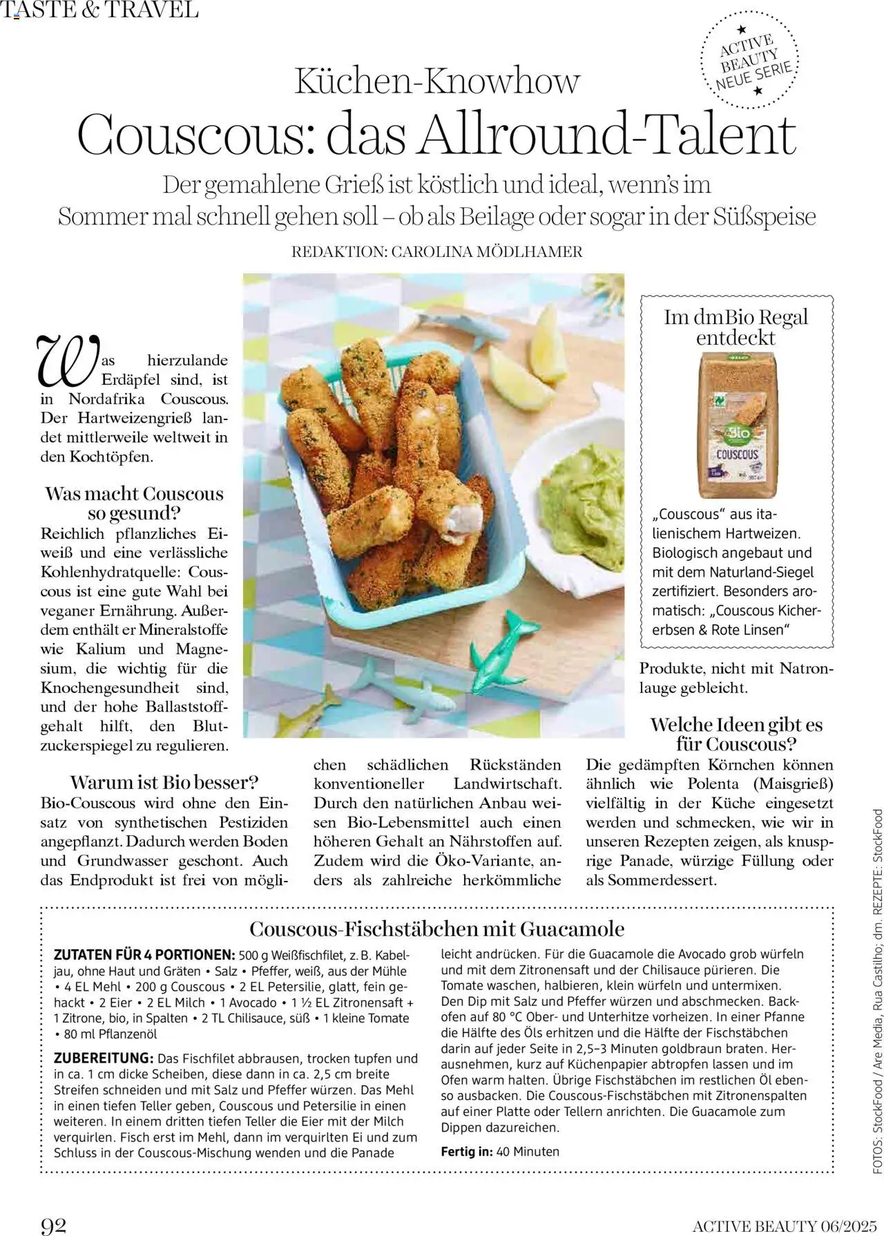 dm drogerie markt Active Beauty Magazin 06/2025 gültig ab 05.06.2025 | Seite: 92 | Produkte: Matériel de rangement Fitness, Erbsen, Petersilie, Fisch
