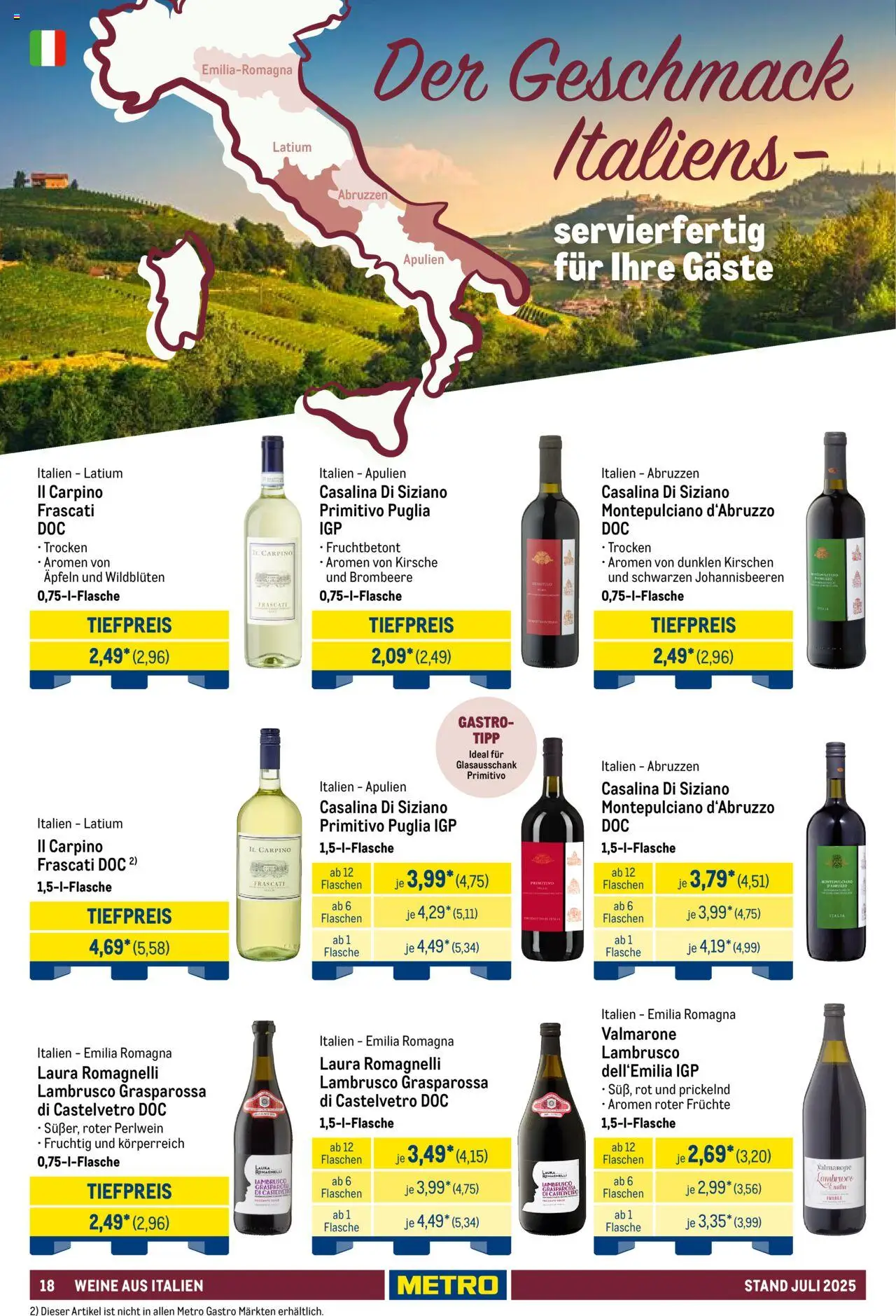 Metro - Hauswein Katalog - gültig ab dem 01.07.2025 | Seite: 18 | Produkte: Jura, Kirschen