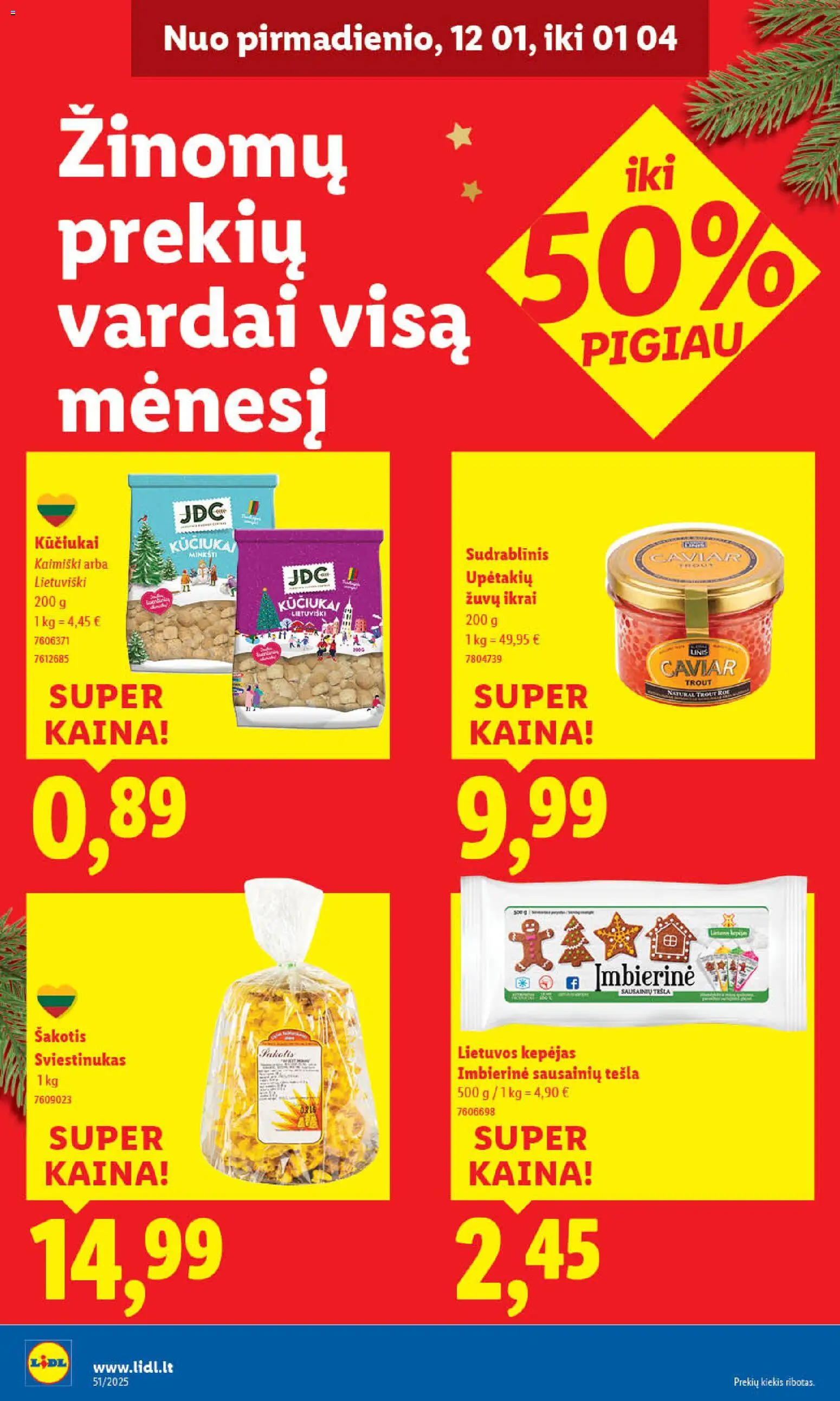 LIDL akcijos nuo 15.12.2025 | Puslapis: 22 | Prekių: Ikrai