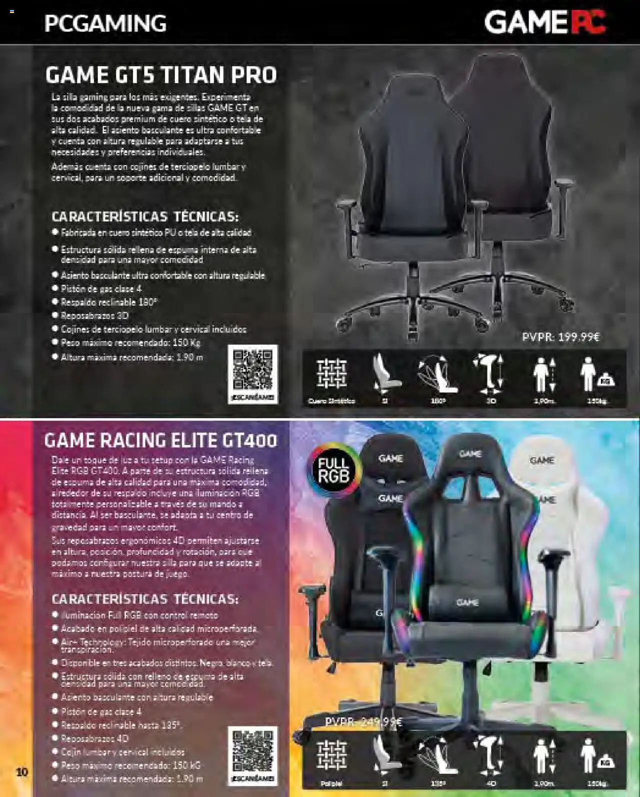 Game - PC Gaming  │ válido desde el 10.12.2024 | Página: 8 | Productos: Peso, Silla