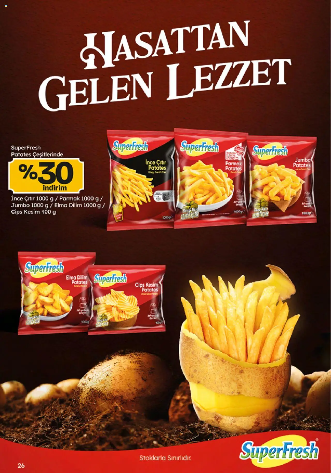Migros Katalog - Migroskop - 26.06.2025 tarihinden itibaren geçerlidir | Sayfa: 26 | Ürünler: Elma, Cips, Patates
