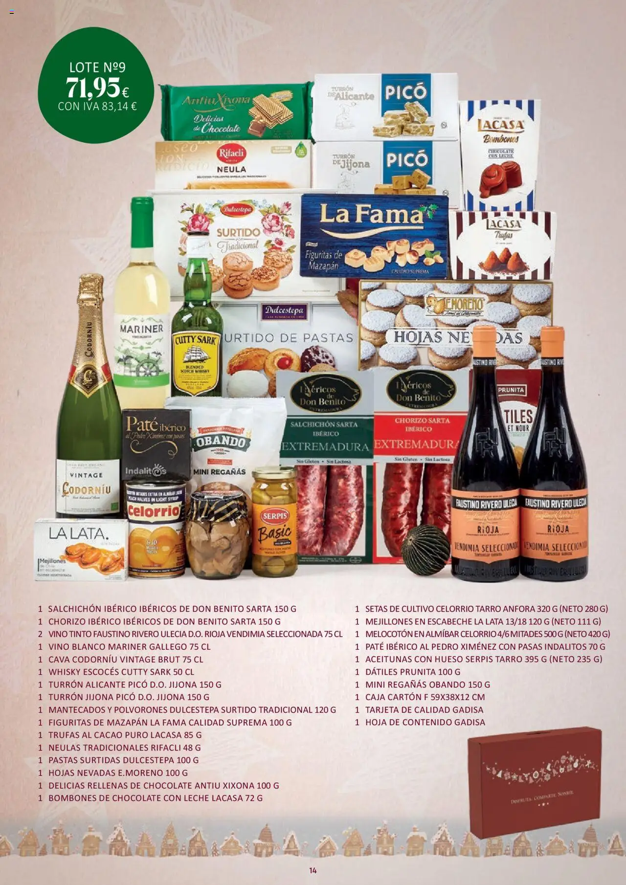 Gadis folleto │ válido desde el 16.10.2025 | Página: 12 | Productos: Chocolate, Vino, Whisky, Caja