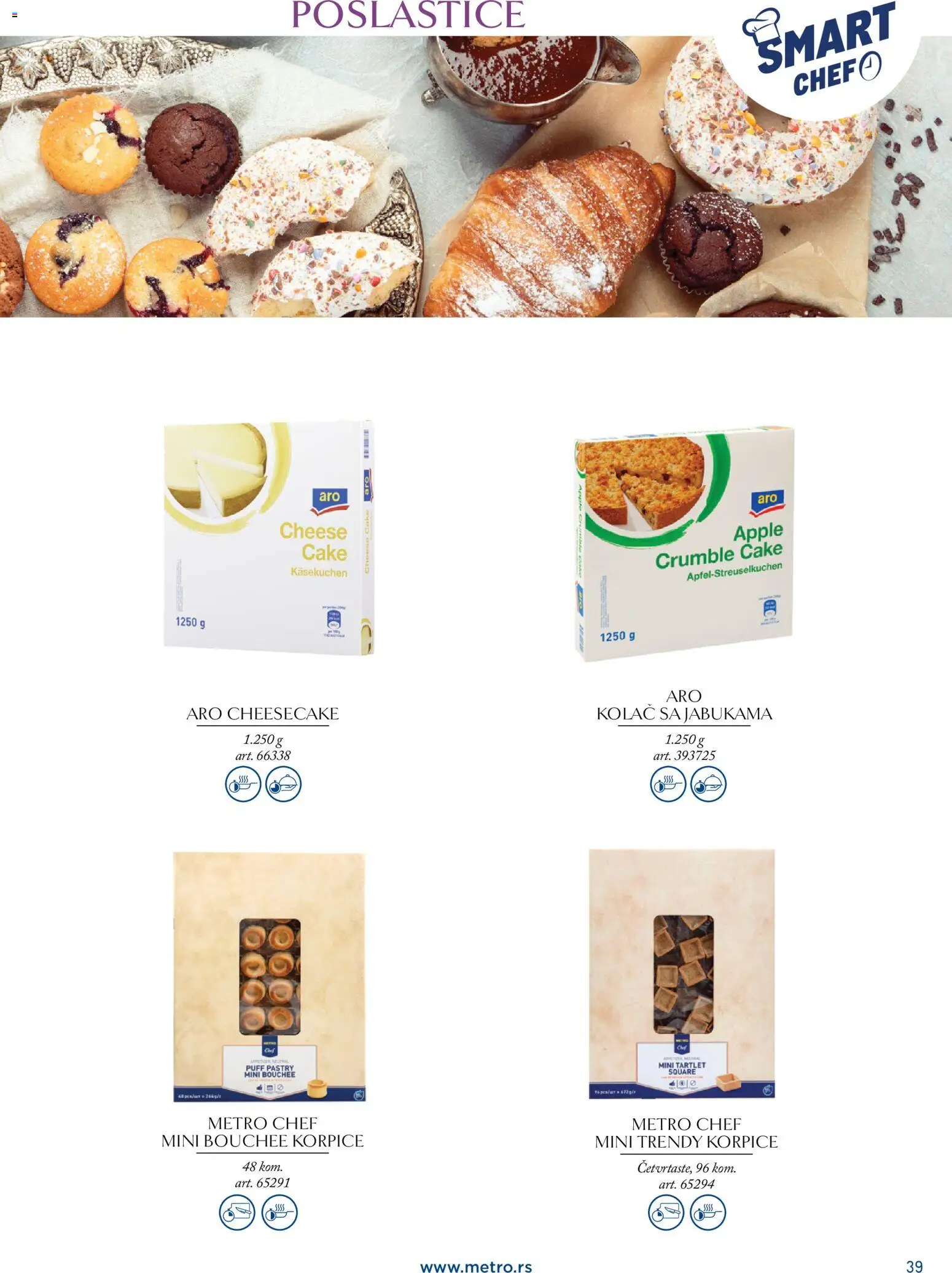 Metro katalog - važi od 24.03.2026 | Strana: 39 | Proizvode: Kolač, Cheesecake