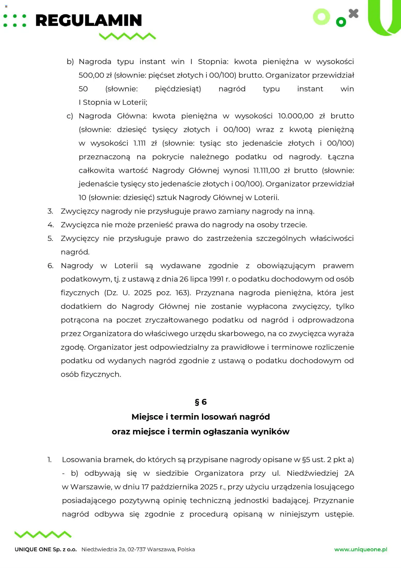 Makro Gazetka - Regulamin loterii Poczuj doskonały smak wygranej od 17.10.2025 | Strona: 10