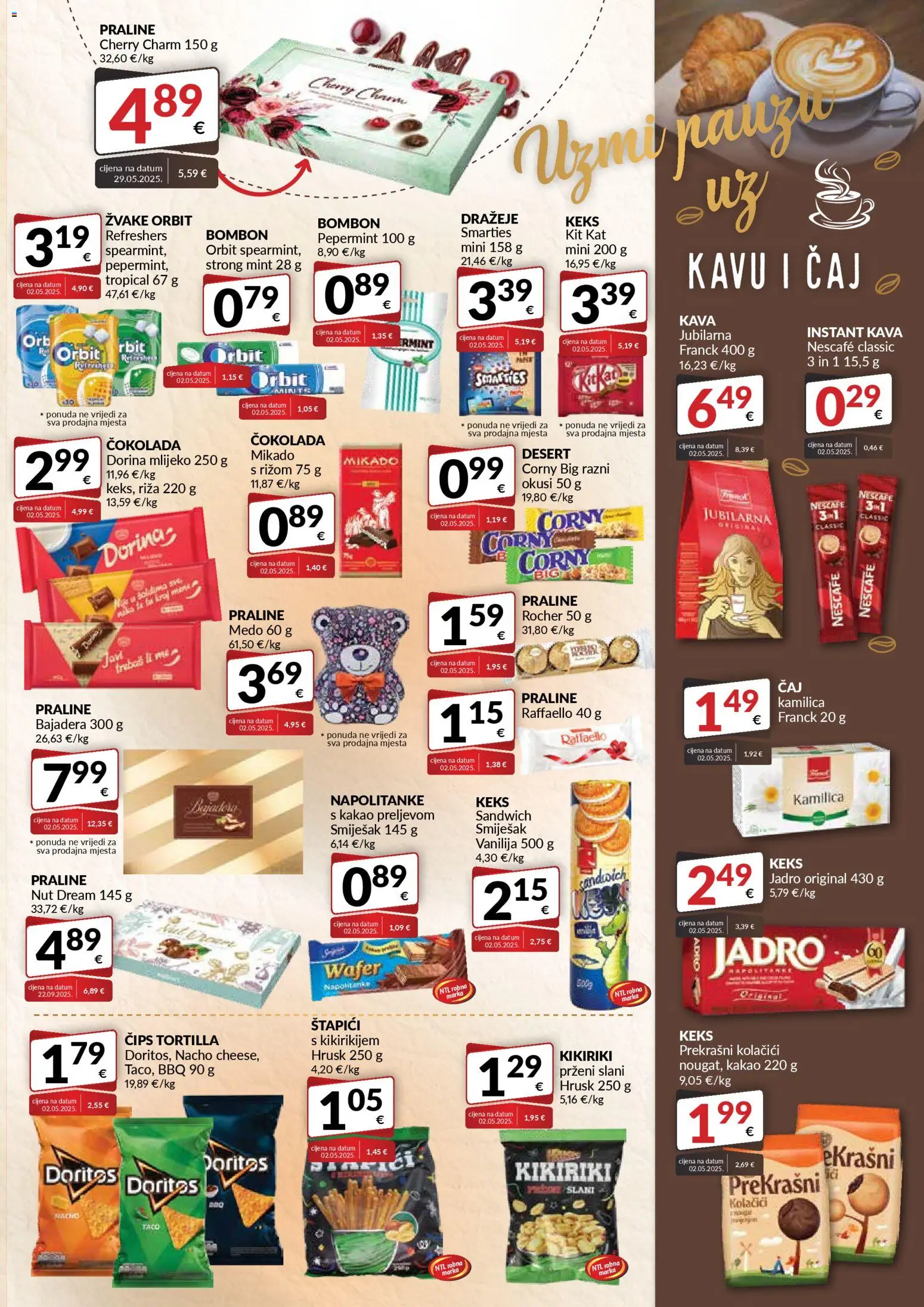 Bakmaz katalog | vrijedi od 04.03.2026 | Stranica: 5 | Proizvodi: Riža, Čips, Keks, Kakao