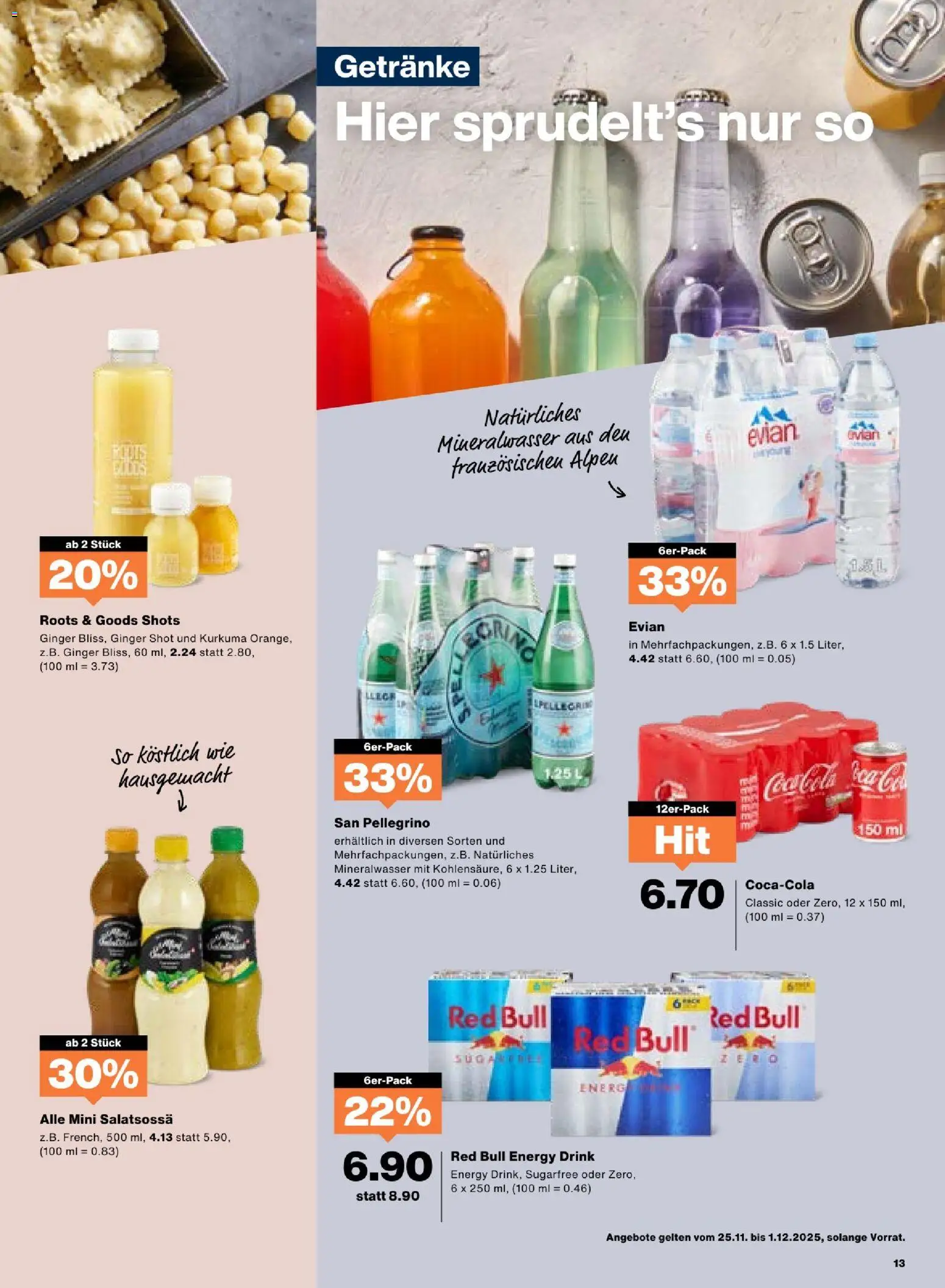 Migros - Black Friday – gültig ab 25.11.2025 | Seite: 13 | Produkte: Red bull, Mineralwasser