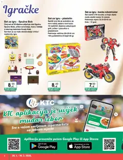 KTC - Katalog igračke i tekstil - Pregled kataloga iz trgovine KTC, vrijedi od 28.01.2026 | Stranica: 6 | Proizvodi: Roštilj, Spužva, Plastelin