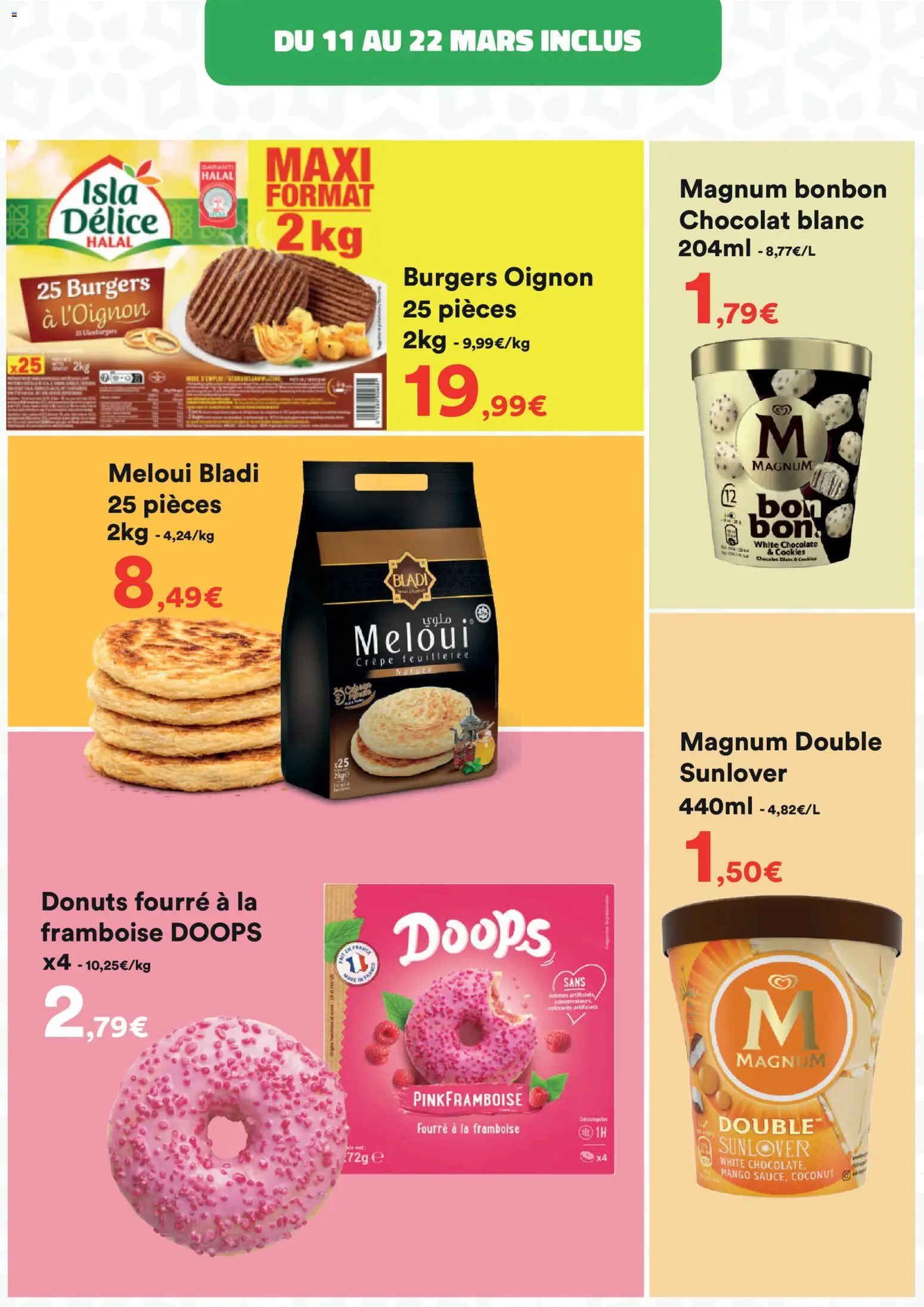 {H1} | Page: 12 | Produits: Framboise, Cookies, Oignon, Chocolat