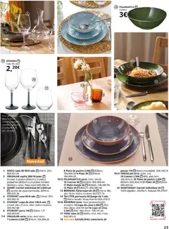 Vista previa Catálogo IKEA Accesorios y decoración válido desde el 01.02.2026 | Página: 23 | Productos: Mantel, Vino, Βρεφικό κρεβάτι, Cubertería