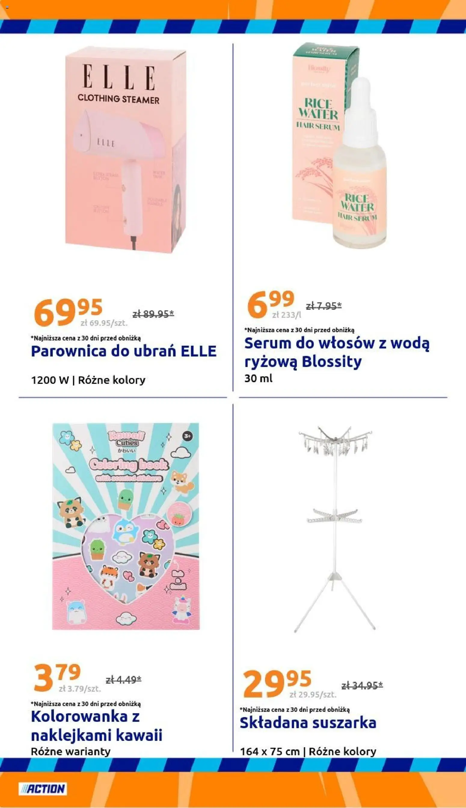Action gazetka od 29.04.2026 | Strona: 28 | Produkty: Suszarka, Parownica, Woda
