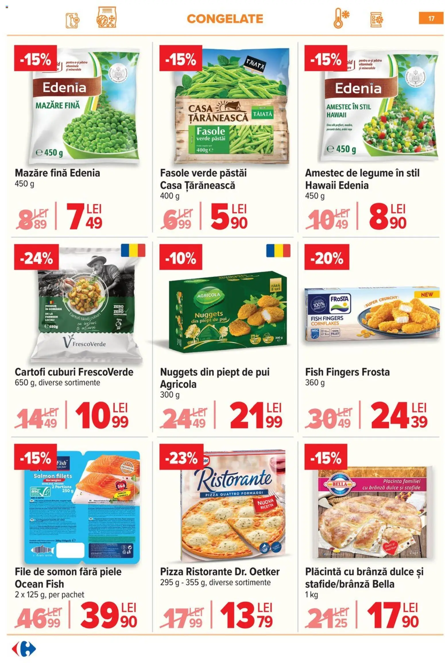 Noul catalog Carrefour – valabil de la 25.02.2026 | Pagină: 18 | Produse: Hacıyatmaz Kedi Oyuncağı, Brânză, Stafide, Cartofi