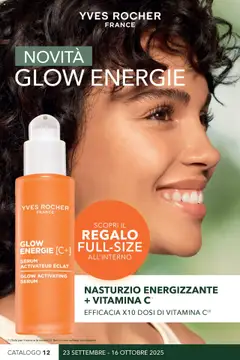 Anteprima del volantino Yves Rocher Catalogo Glow Energie valido a partire dal 23.09.2025