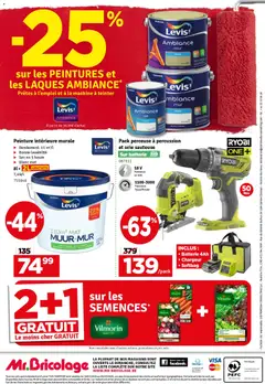 Mr Bricolage folder / publicité - Voorbeeld van een folder van Mr Bricolage, geldig van 10.03.2026 | Pagina: 22 | Producten: NOS, Maïs, Lábmasszírozó, La