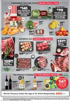 OK Foods specials catalogue – valid from 25.11.2025 | Page: 2 | Products: Steak, Light, Beef, Potatoes