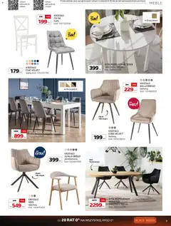 Pogląd oferty "Komfort Black Friday" - ważna od 29.10.2025 | Strona: 9 | Produkty: Azalia, Stół, Krzesło
