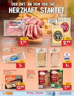 Netto Marken-Discount Prospekt 	 ab 20.04.2026 gültig | Seite: 22 | Produkte: Käse, Leberkase