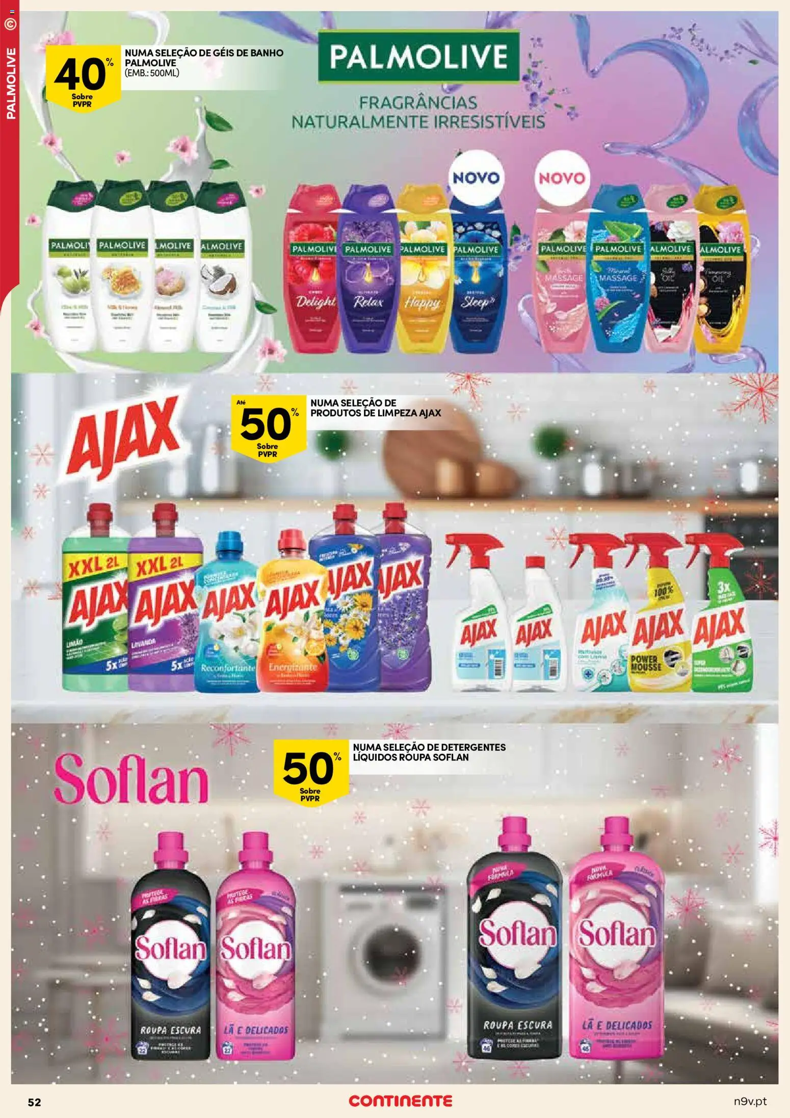Continente - Açores: Natal │ válido de 11.12.2025 | Página: 52 | Produtos: Banho