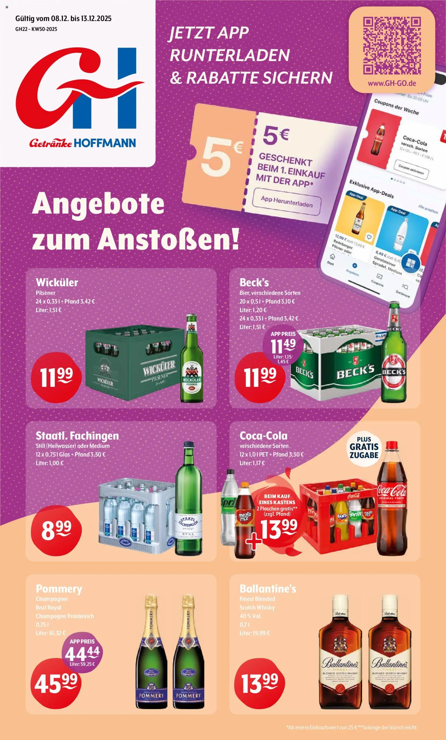 Getränke Hoffmann - Nordrhein - Westfalen – gültig ab 08.12.2025 | Seite: 1