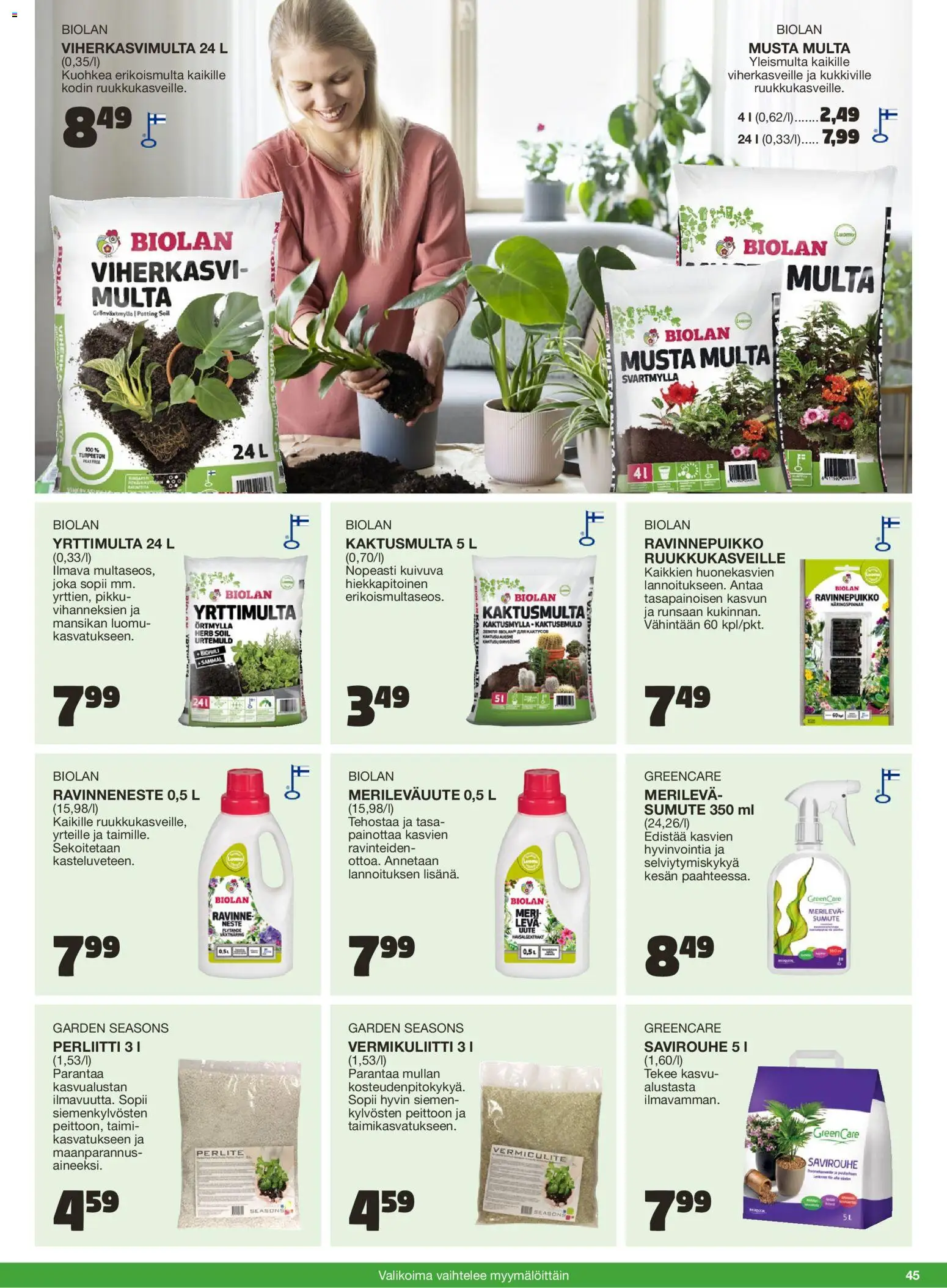 Tokmanni - Kesä 2026 – voimassa 02.04.2026 alkaen | Sivu: 45 | Tuotteet: Multa