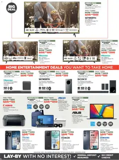 House and Home specials catalogue – valid from 16.03.2026 | Page: 6 | Products: Printer, Speaker, USB, Soundbar