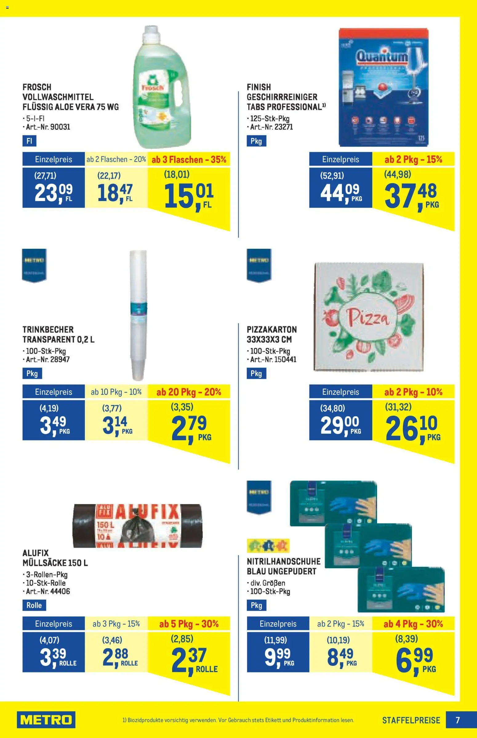 Metro angebote Profi gültig ab 13.11.2025 | Seite: 7 | Produkte: Pizza
