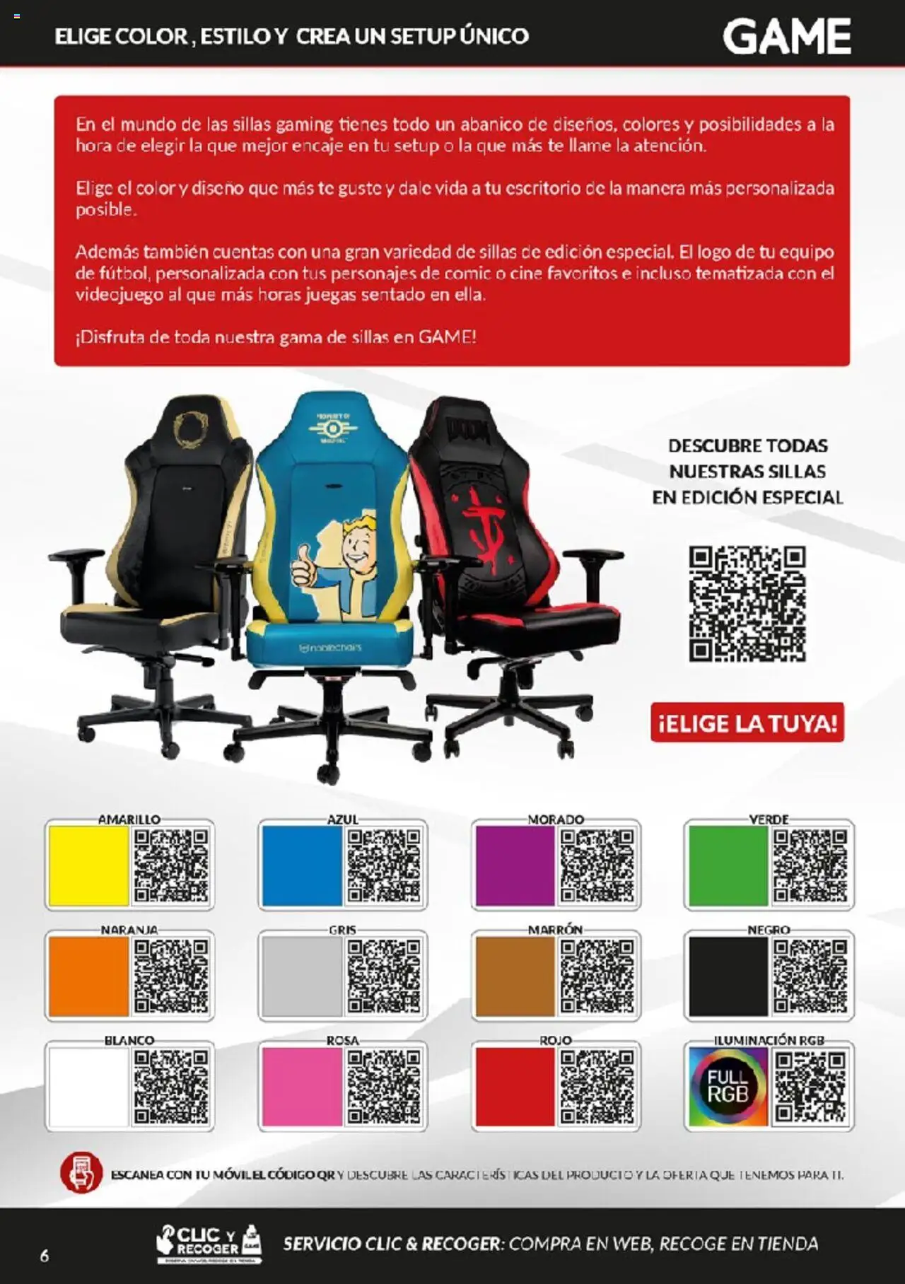 Game Sillas gaming │ válido desde el 11.06.2024 | Página: 6 | Productos: Té