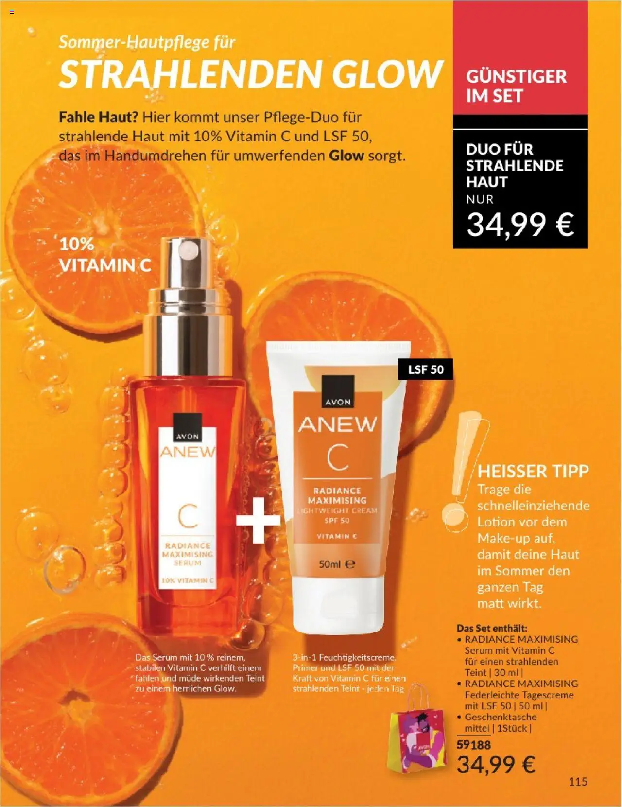 AVON Katalog August 2025 - gültig ab dem 01.08.2025 | Seite: 117 | Produkte: Serum, Primer, Tagescreme