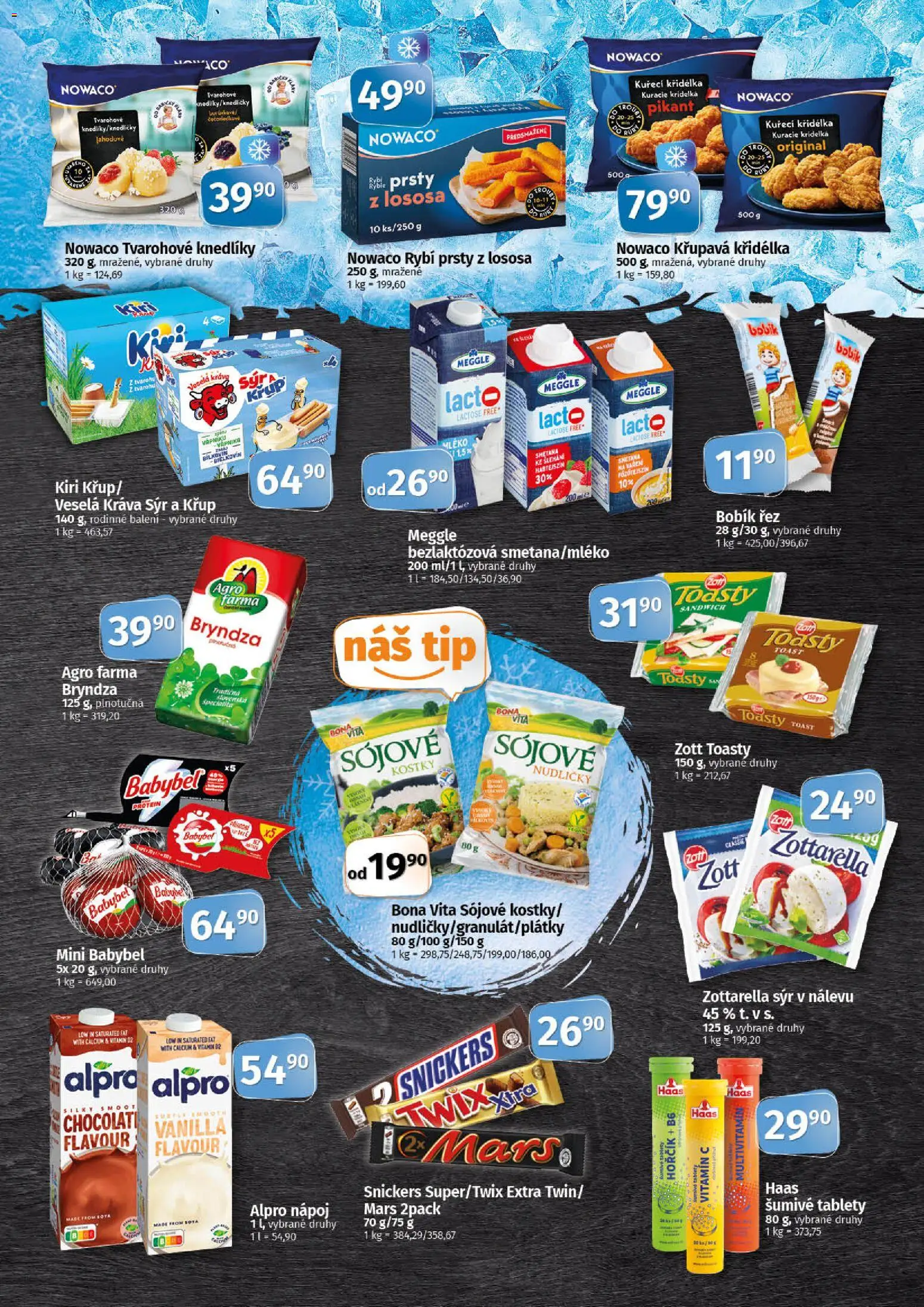 Coop leták - Tip Extra od 21.01.2026 | Strana: 3 | Produkty: Hořčík, Mléko, Babybel, Protein