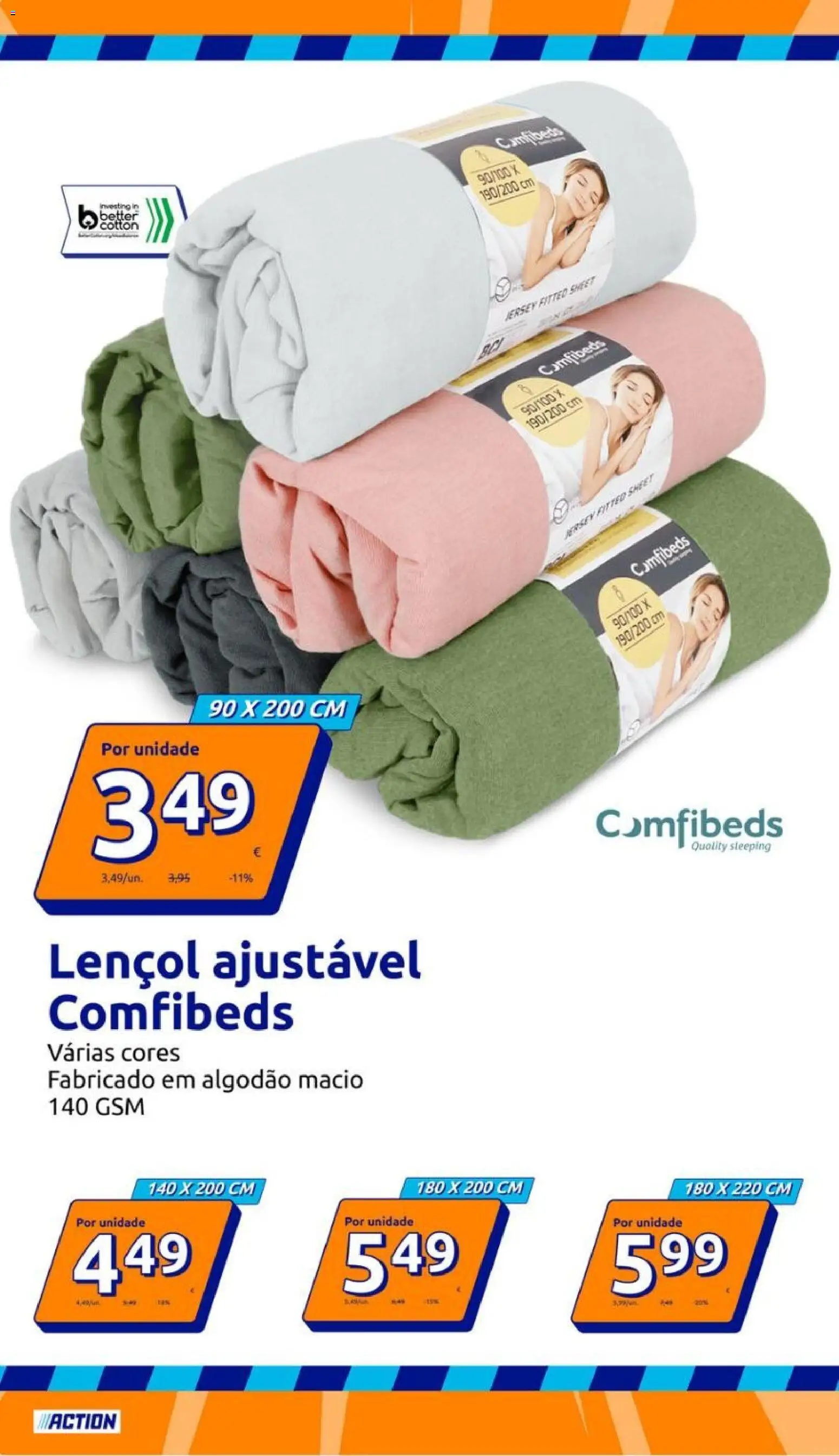 Action - Action PT week 1 2026 │ válido de 31.12.2025 | Página: 12 | Produtos: Algodão, Lençol