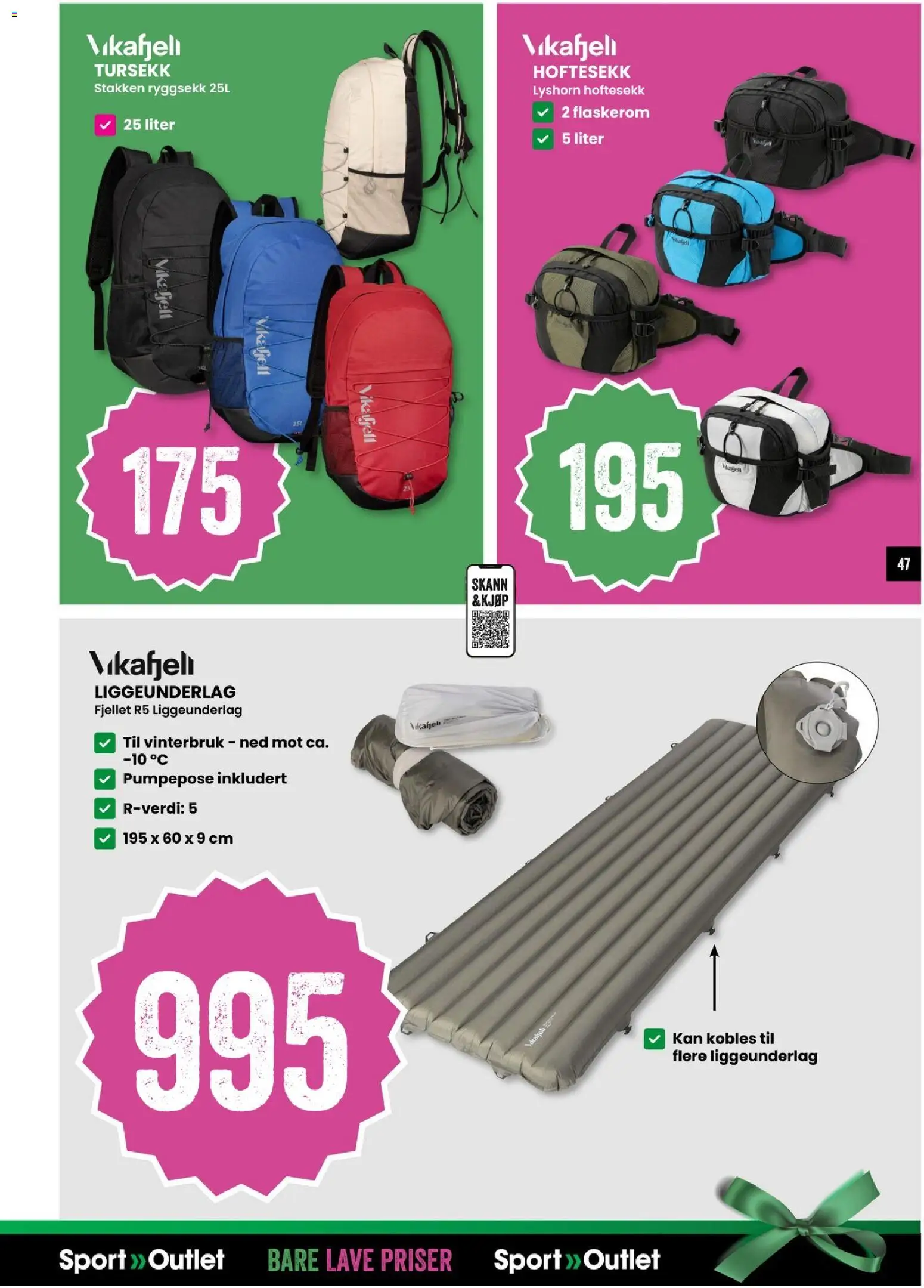 {H1} | Side: 47 | Produkter: Ryggsekk