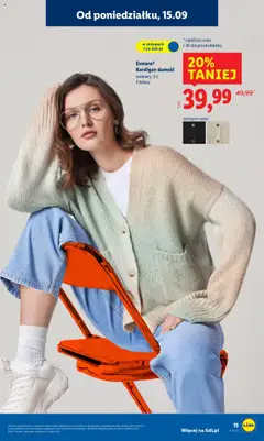 Esmara® Kardigan damski, rozmiary: S-L, 3 kolory od 15.09.2025 | Strona: 15 | Produkty: Kardigan